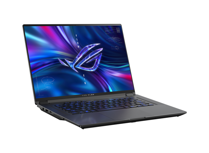 Rog Flow X16 Gray Front Right